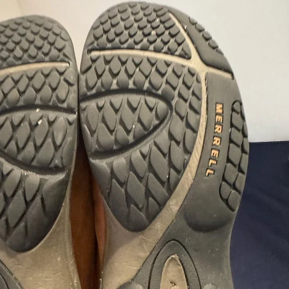 Women’s Merrill Brown Leather Slip On’s Style “Dune” Size 8.5 - Picture 12 of 16